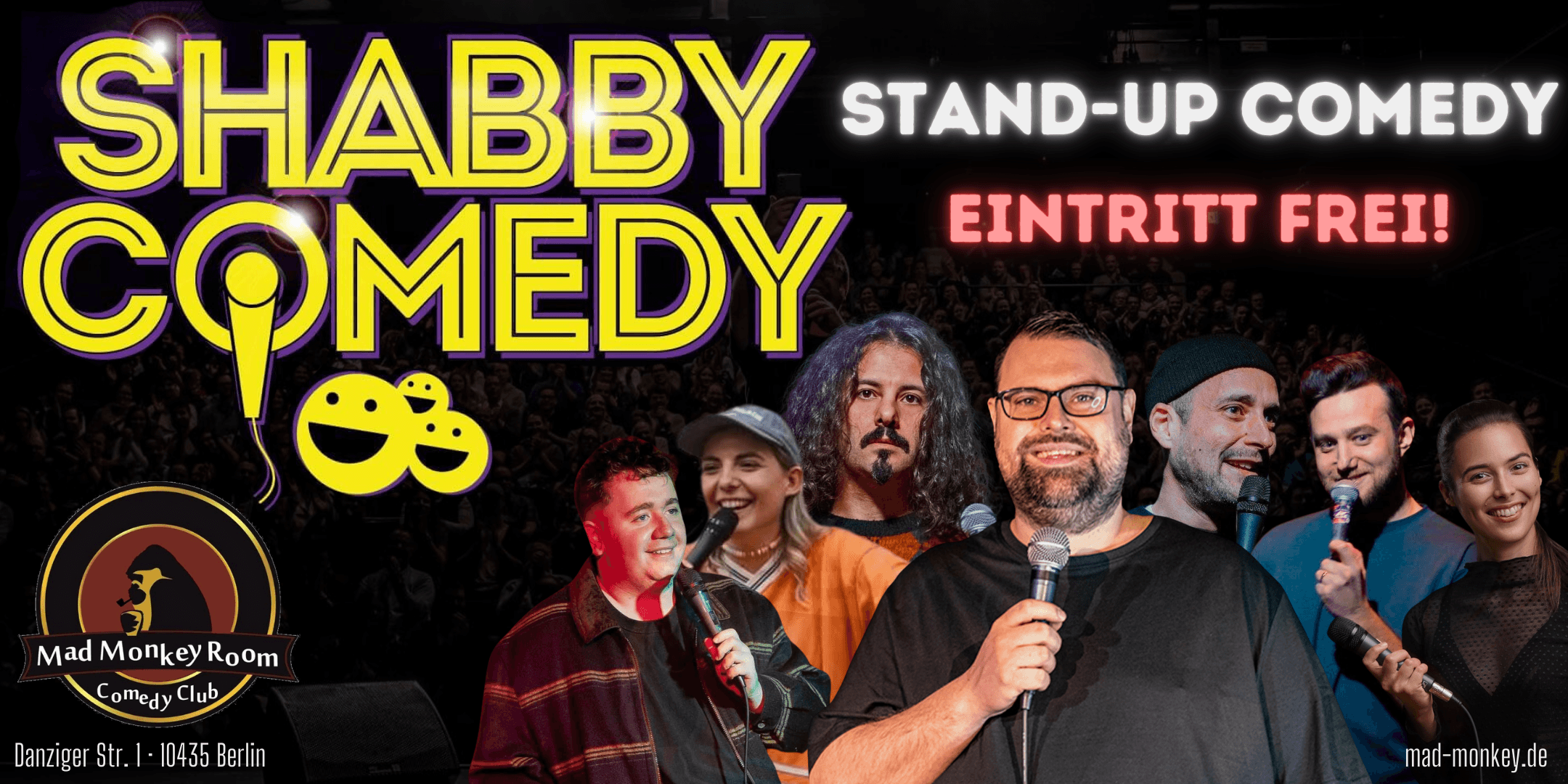 Mad Monkey Comedy Club außen - Freitag